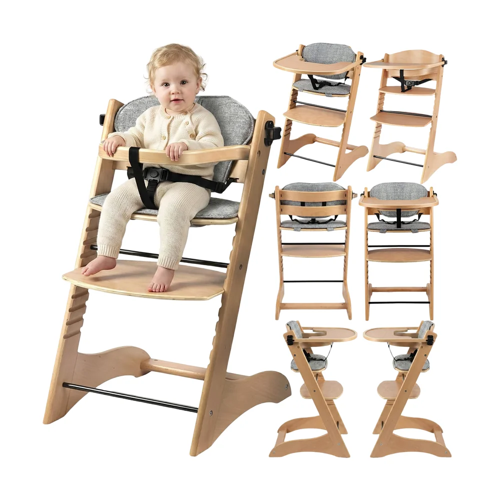Chaise Haute Bebe Bois Blanc — chaise haute bébé | PtitGourmet